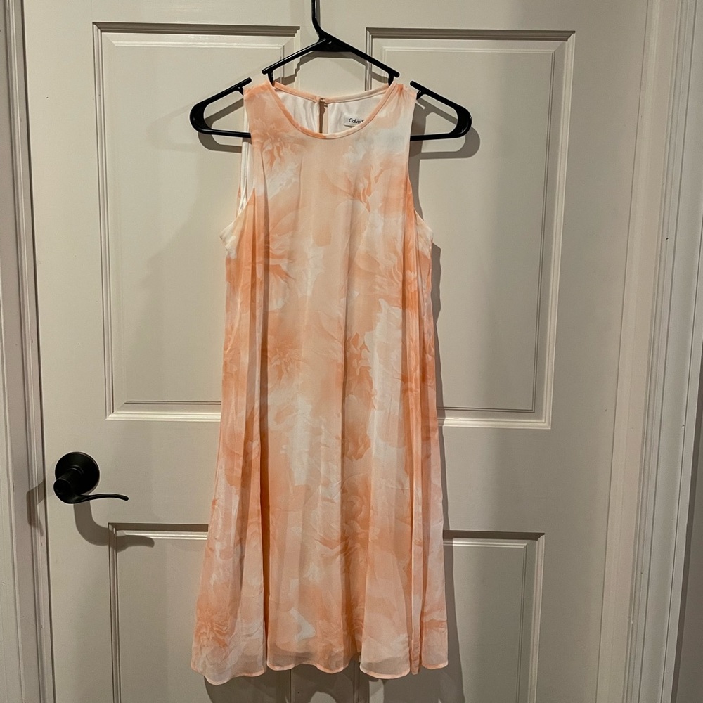 Calvin Klein Pink Rose dress - size 2